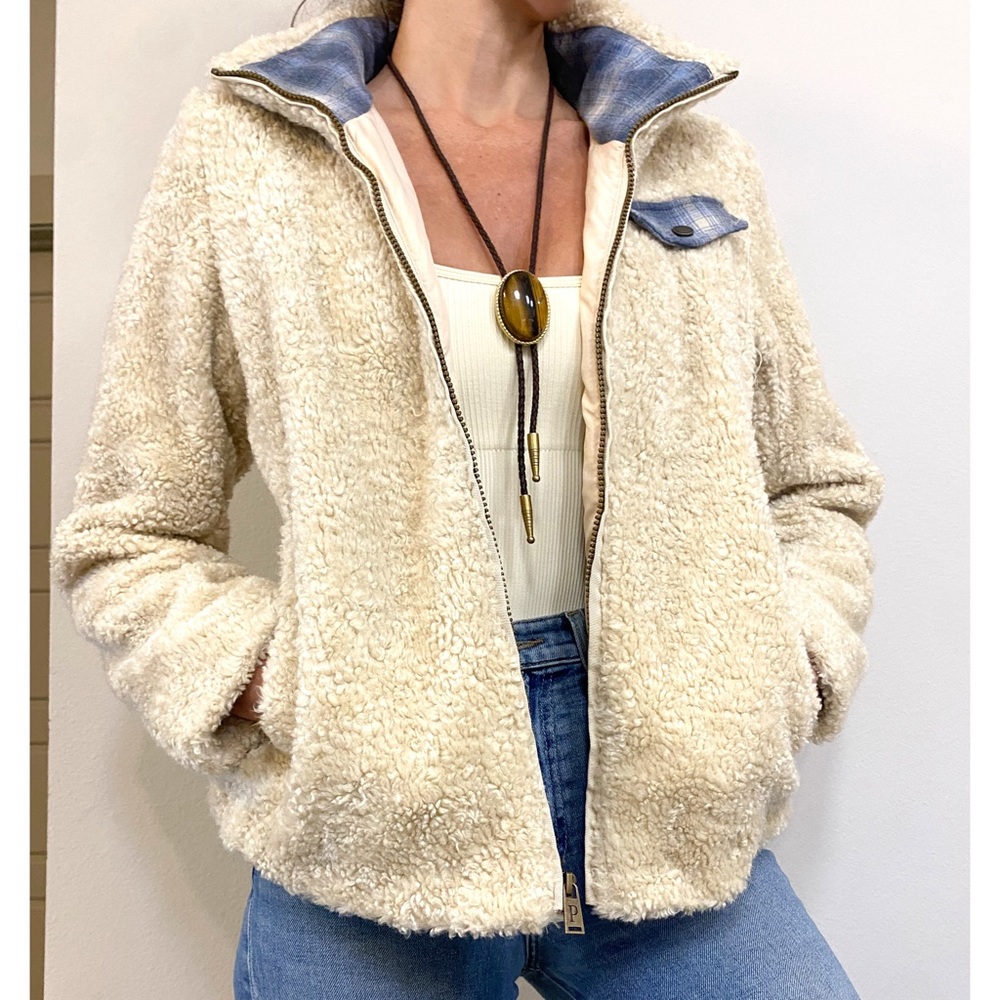 Pendleton Sherpa zip front jacket. Small - Picture 2 of 13